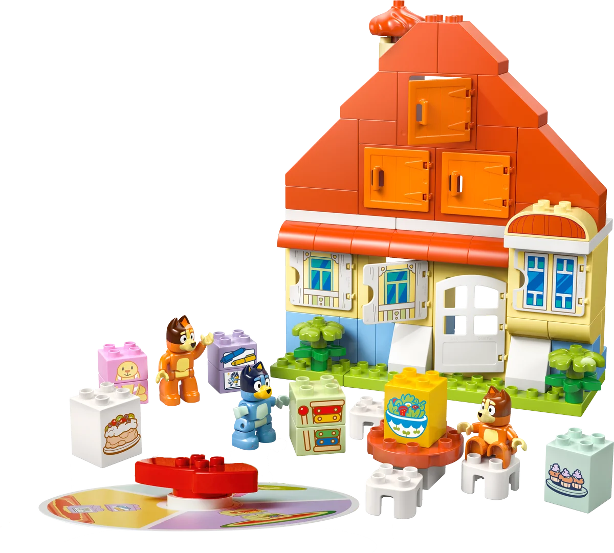 Casa Familiar de Bluey con Juego de Memoria