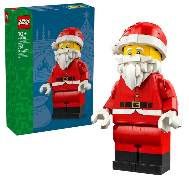 Minifigura Gigante de Papá Noel