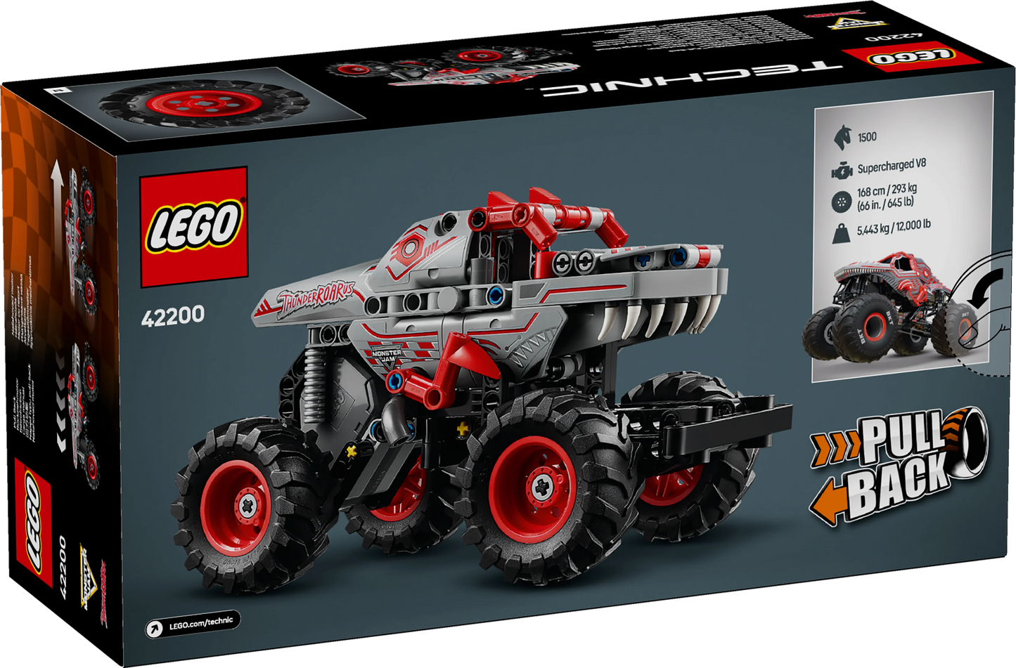 Monster Jam™ ThunderROARus™ con Motor de Carga Manual