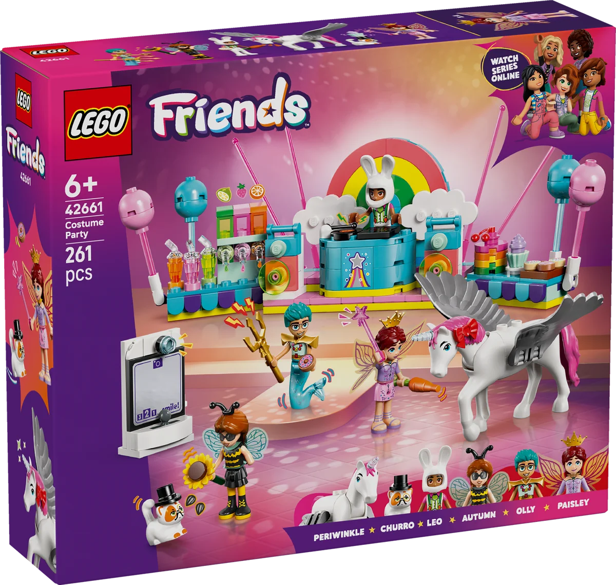 Fiesta de Disfraces con Unicornio y Hada