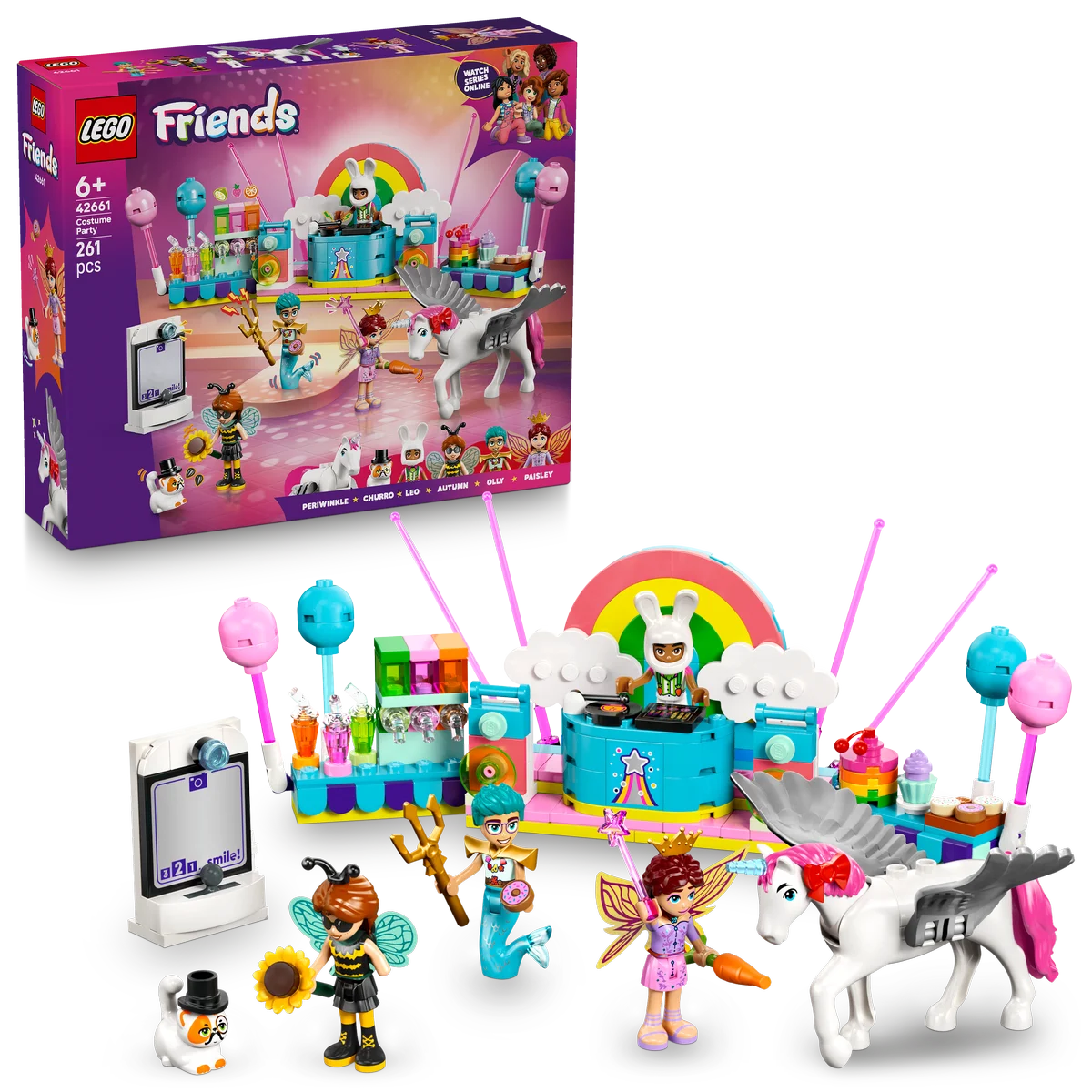 Fiesta de Disfraces con Unicornio y Hada