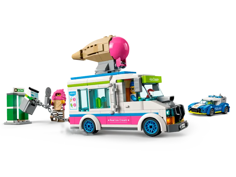 Persecución Policial del Camión de los Helados