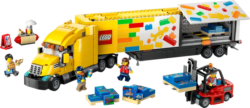 Camión de Reparto Amarillo