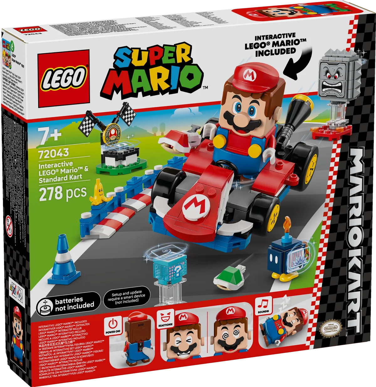 Mario Kart™ – LEGO® Mario™ interactivo y Kart estándar