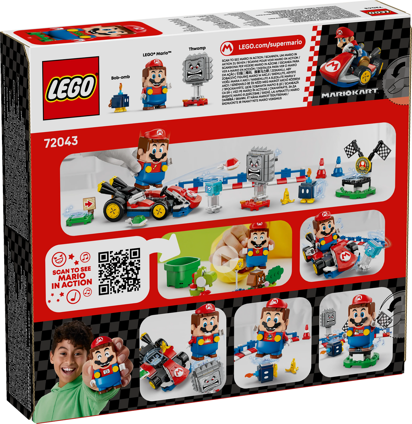 Mario Kart™ – LEGO® Mario™ interactivo y Kart estándar
