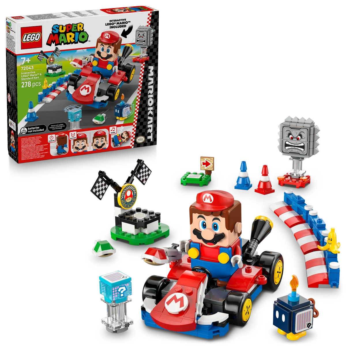 Mario Kart™ – LEGO® Mario™ interactivo y Kart estándar