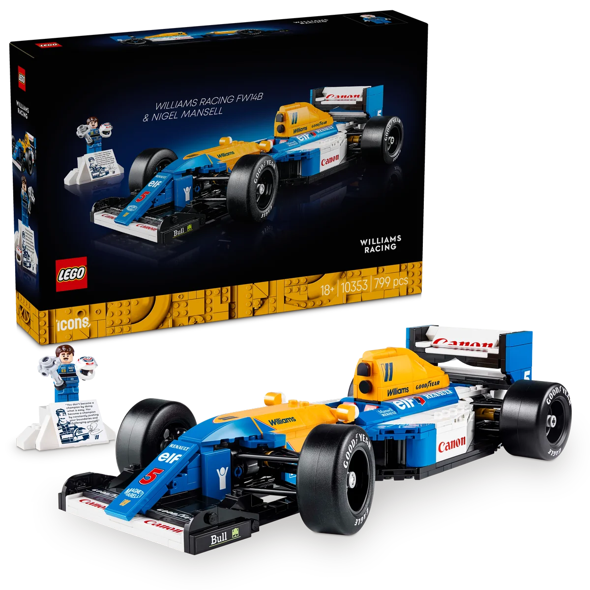 Williams Racing FW14B y Nigel Mansell