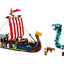 Barco Vikingo y Serpiente Midgard