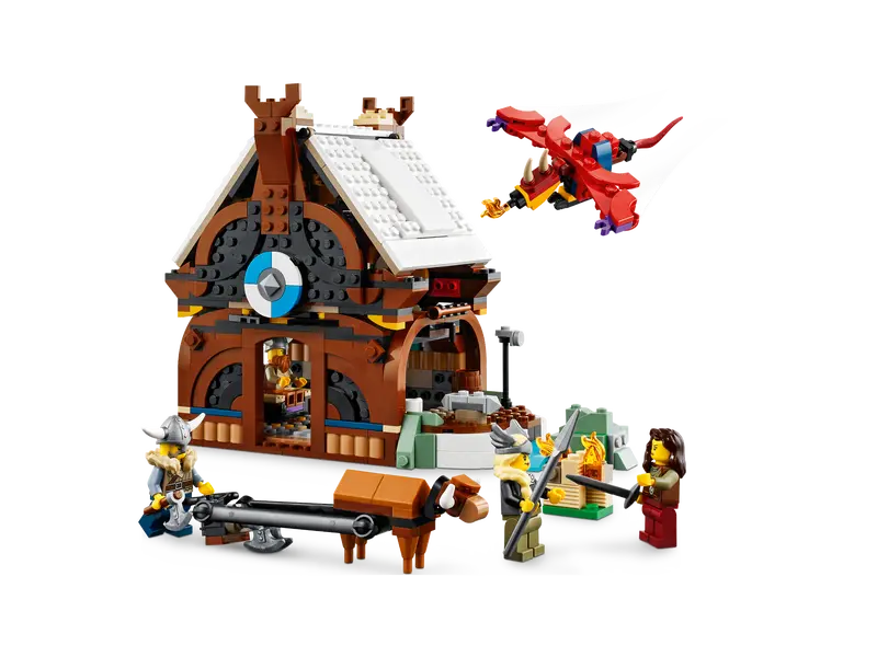Barco Vikingo y Serpiente Midgard