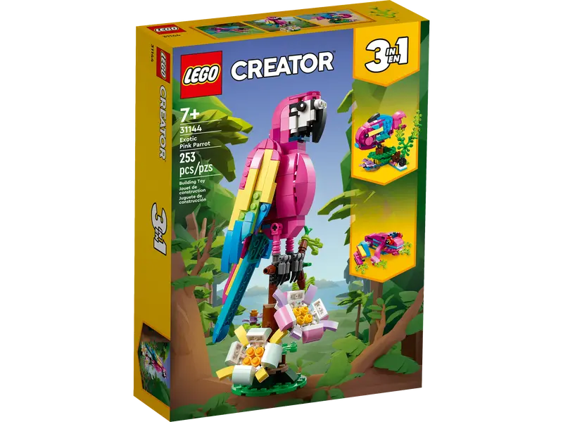 Loro Rosa Exótico