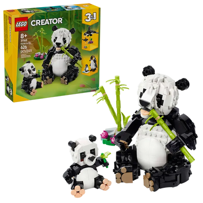 Fauna Salvaje: Familia de Pandas