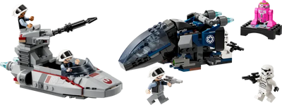 Nave de Descenso Imperial vs. Speeder de Exploración Rebelde