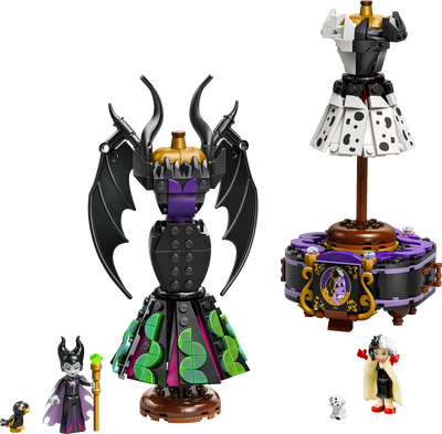 Trajes de Maléfica y Cruella De Vil