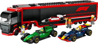Camión de F1® con Coches de F1® RB20 y AMR24