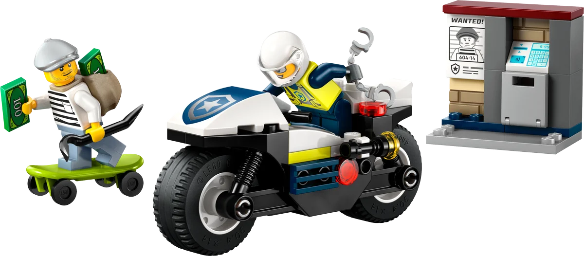Persecución en Moto de Policía