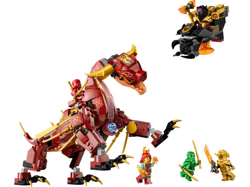 Dragón de Lava Transformable de Heatwave