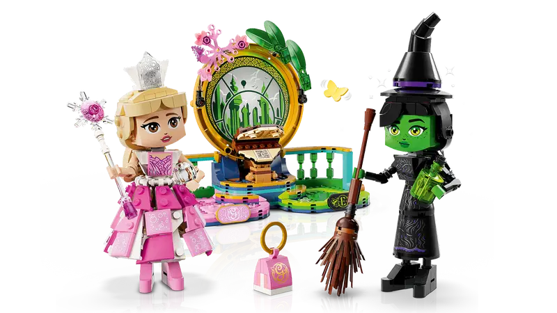 Figuras de Elphaba y Glinda