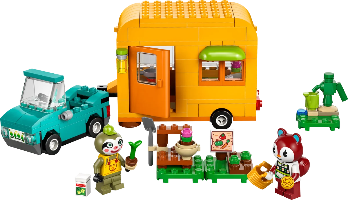 Caravana de Gandulio y tienda de jardinería